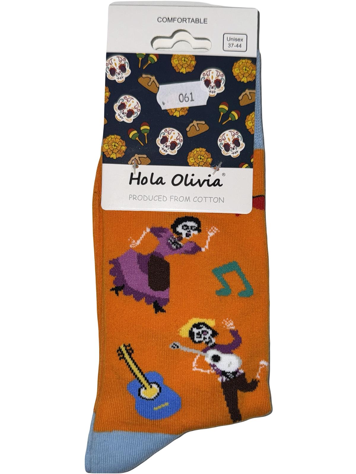 Socken - Orange Dance - Unisex (Gr. 36-43) Model 61